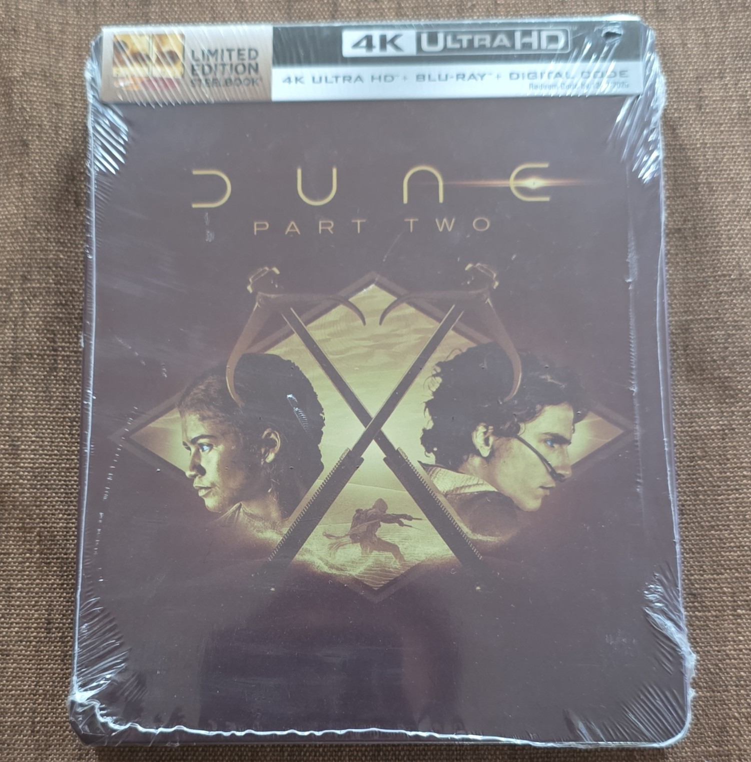 Dune: Part Two Steelbook Limited Ed 4K UHD + Blu-ray + Digital