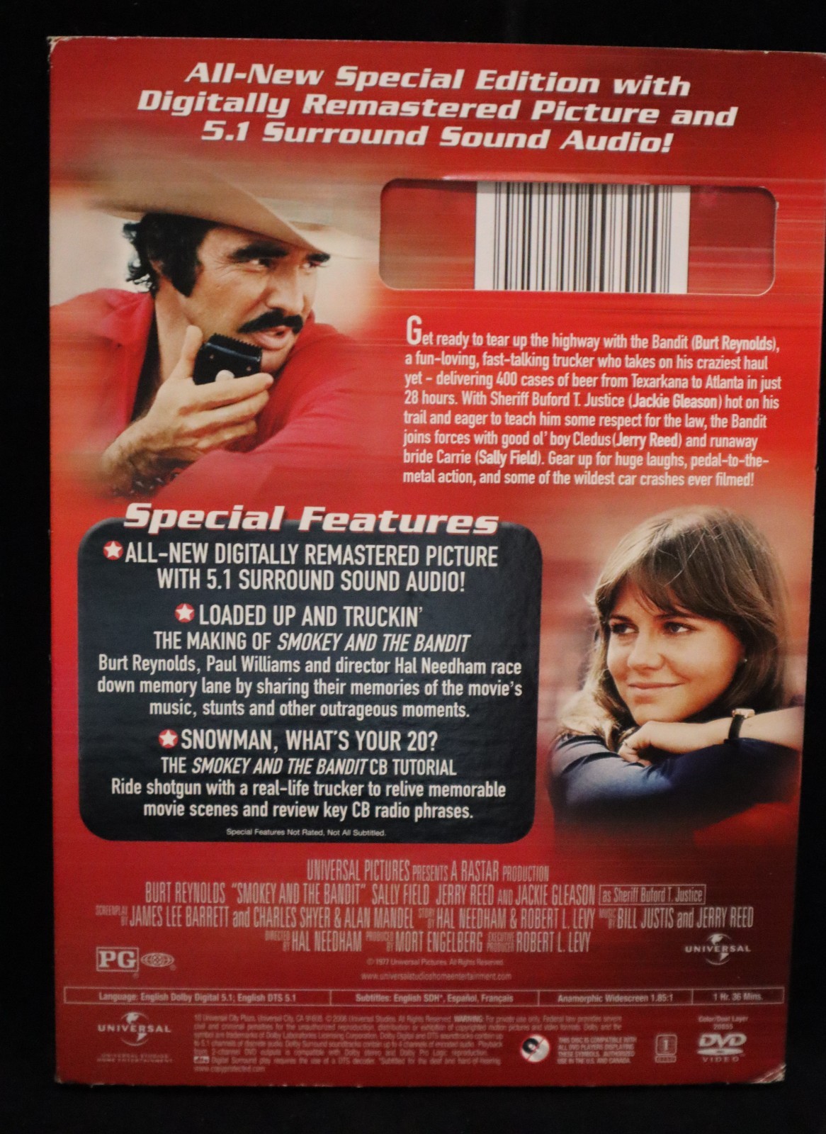 “SMOKEY & THE BANDIT” Special Edition Widescreen DVD – Burt Reynolds/Sally Field