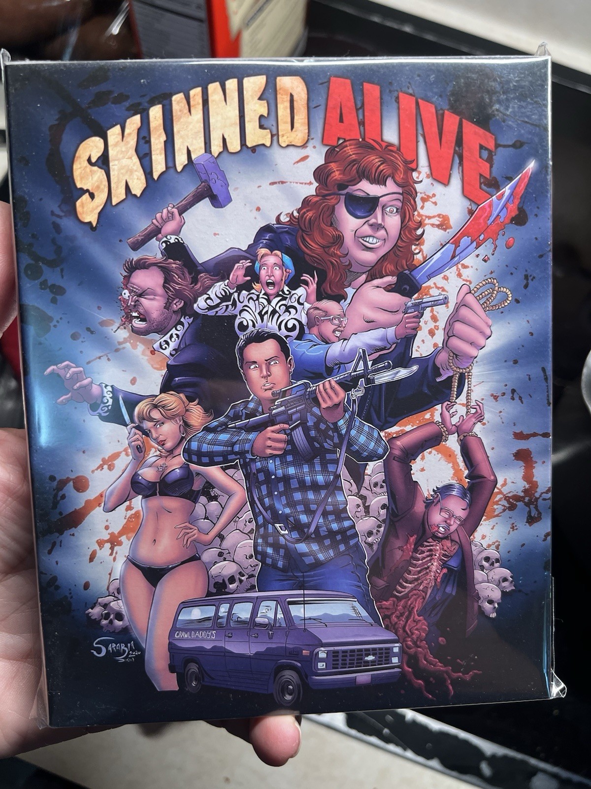 SKINNED ALIVE-Ultimate Edition New Blu Ray + DVD w/ Limited Signed Slip-LIKE NEW