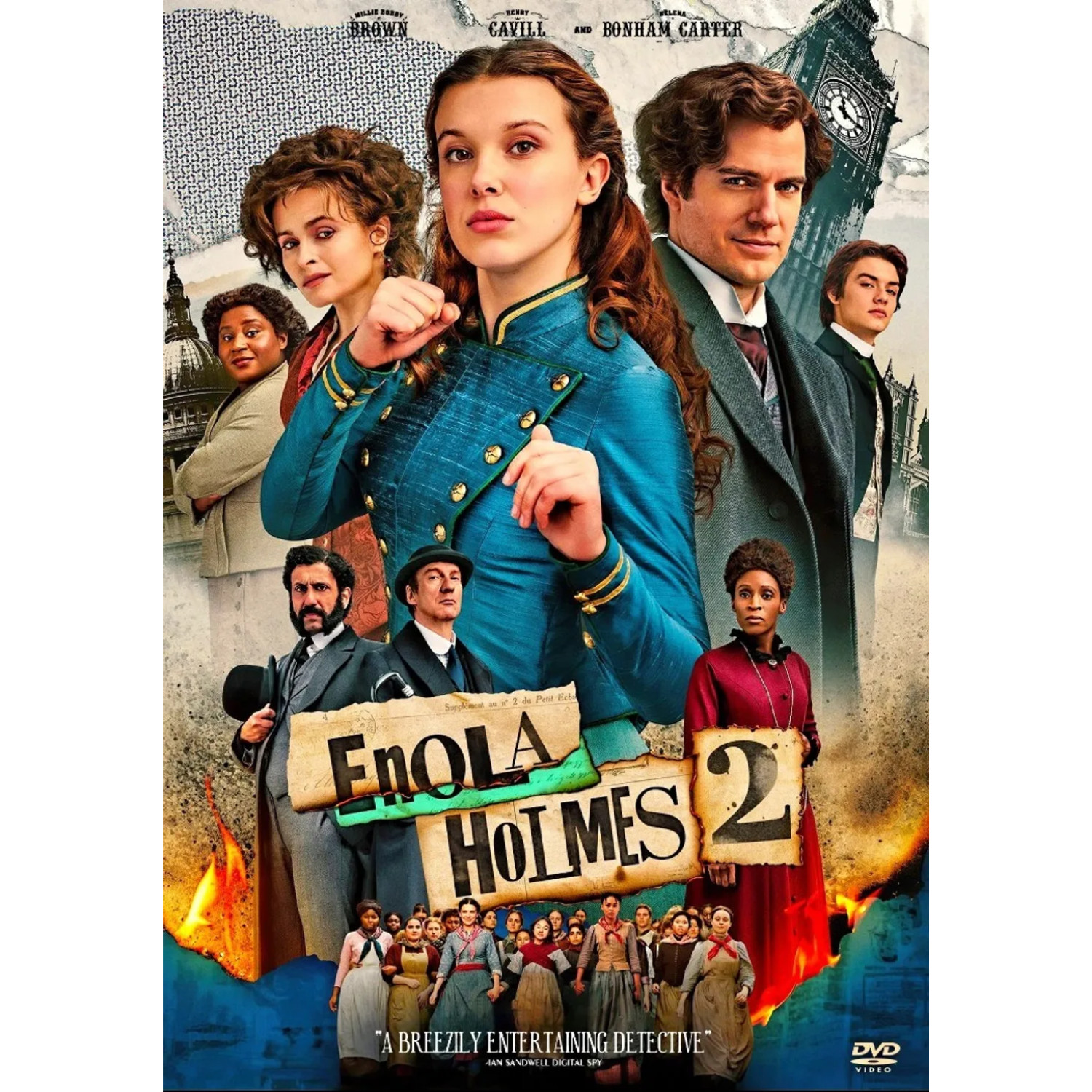 Enola Holmes Season 2 Custom DVD Mystery Adventure (2022) ALL REGION